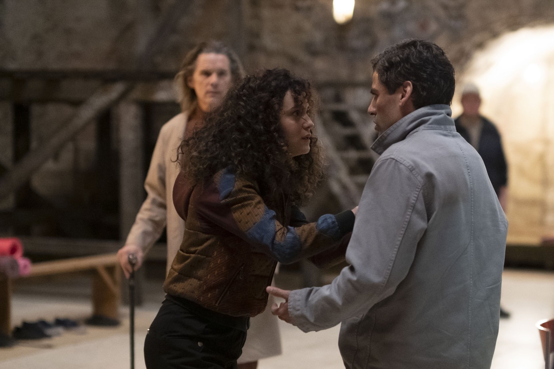 Download Marc Spector Oscar Isaac Layla El-Faouly May Calamawy TV Show Moon Knight HD Wallpaper