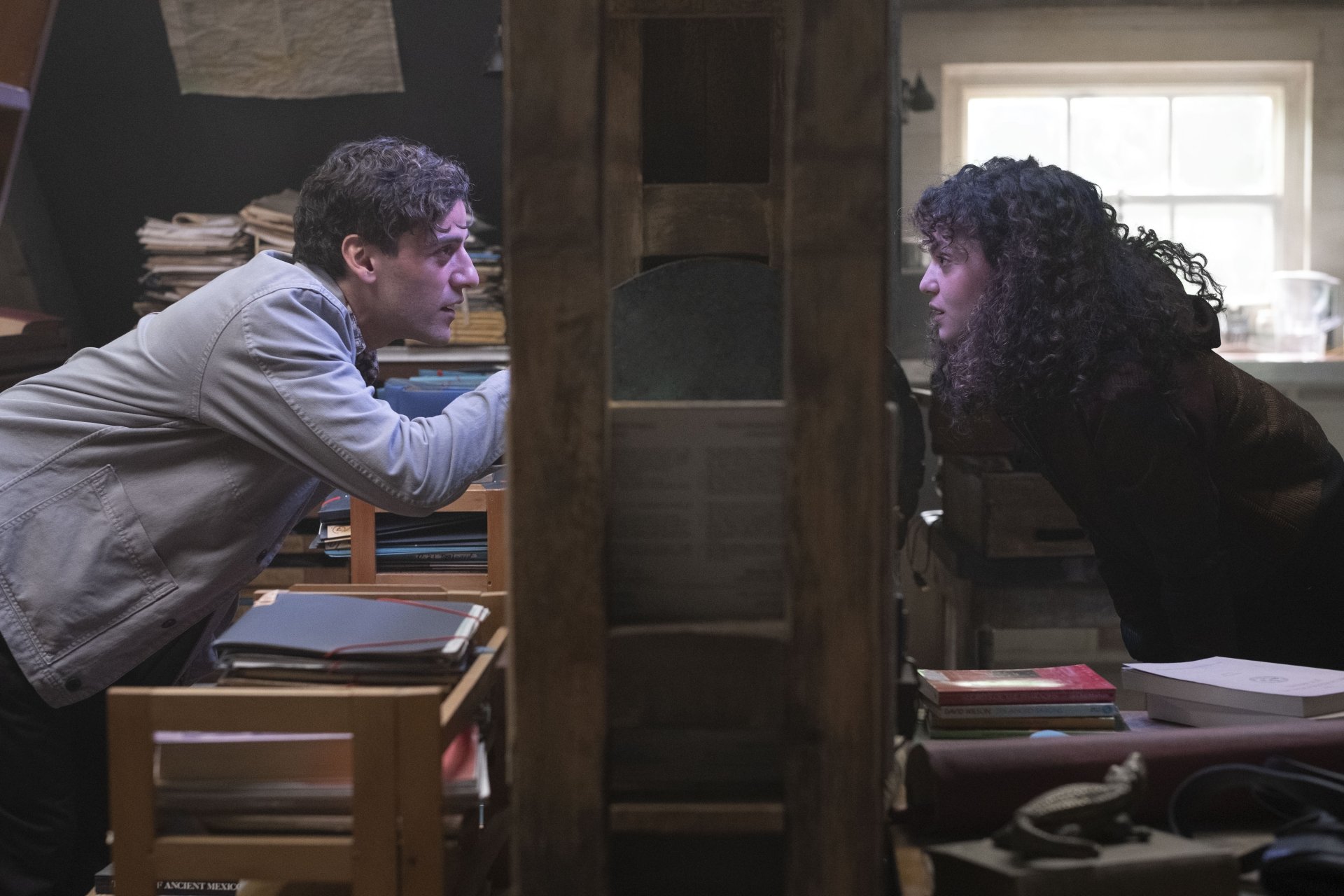 Download Marc Spector Oscar Isaac Layla El-Faouly May Calamawy TV Show Moon Knight 4k Ultra HD Wallpaper