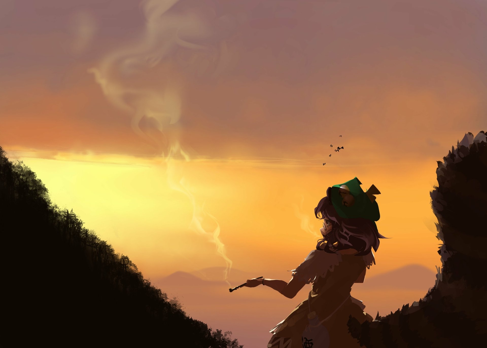 Download Mamizou Futatsuiwa Anime Touhou HD Wallpaper