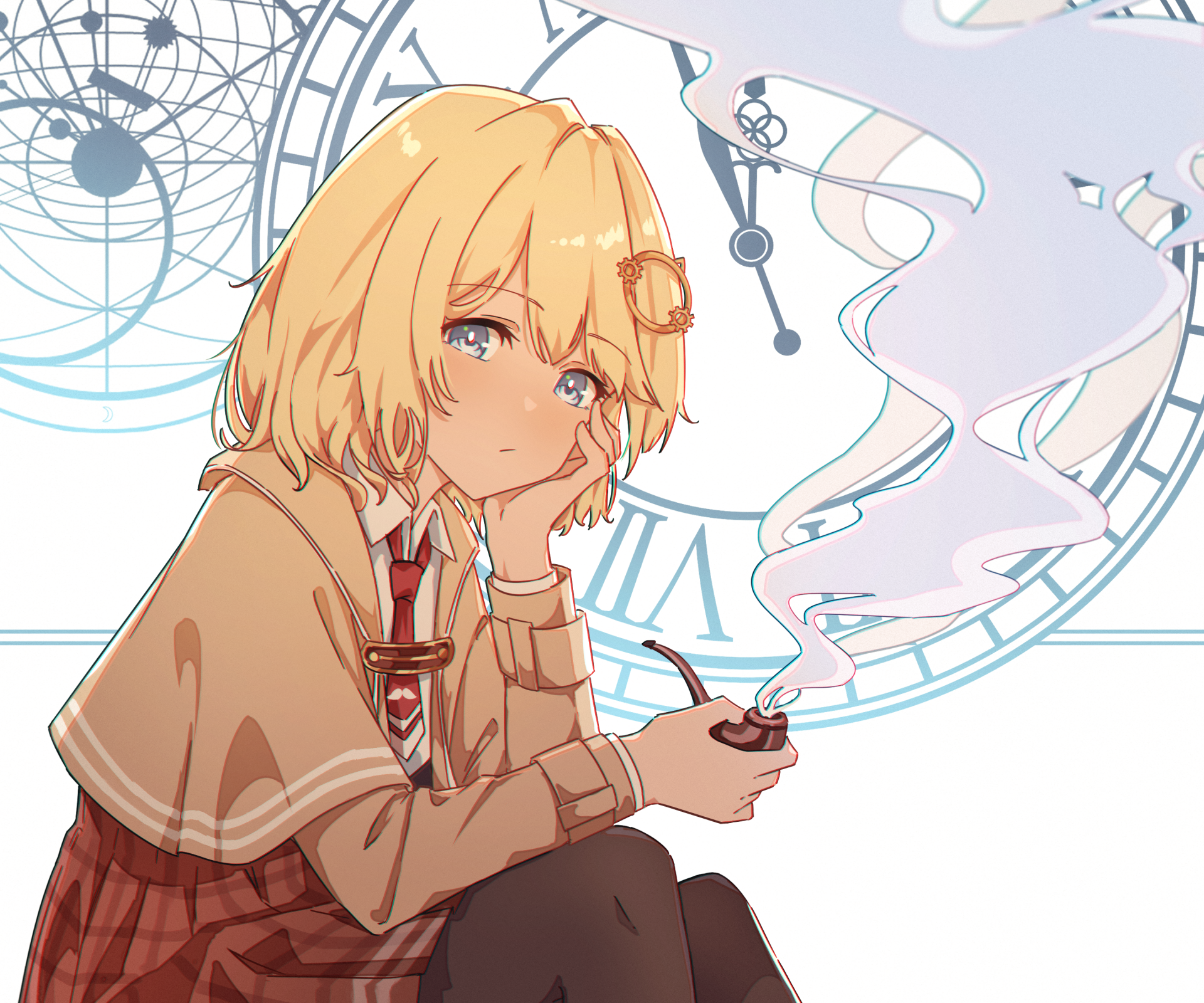 Download Watson Amelia Anime Virtual Youtuber HD Wallpaper