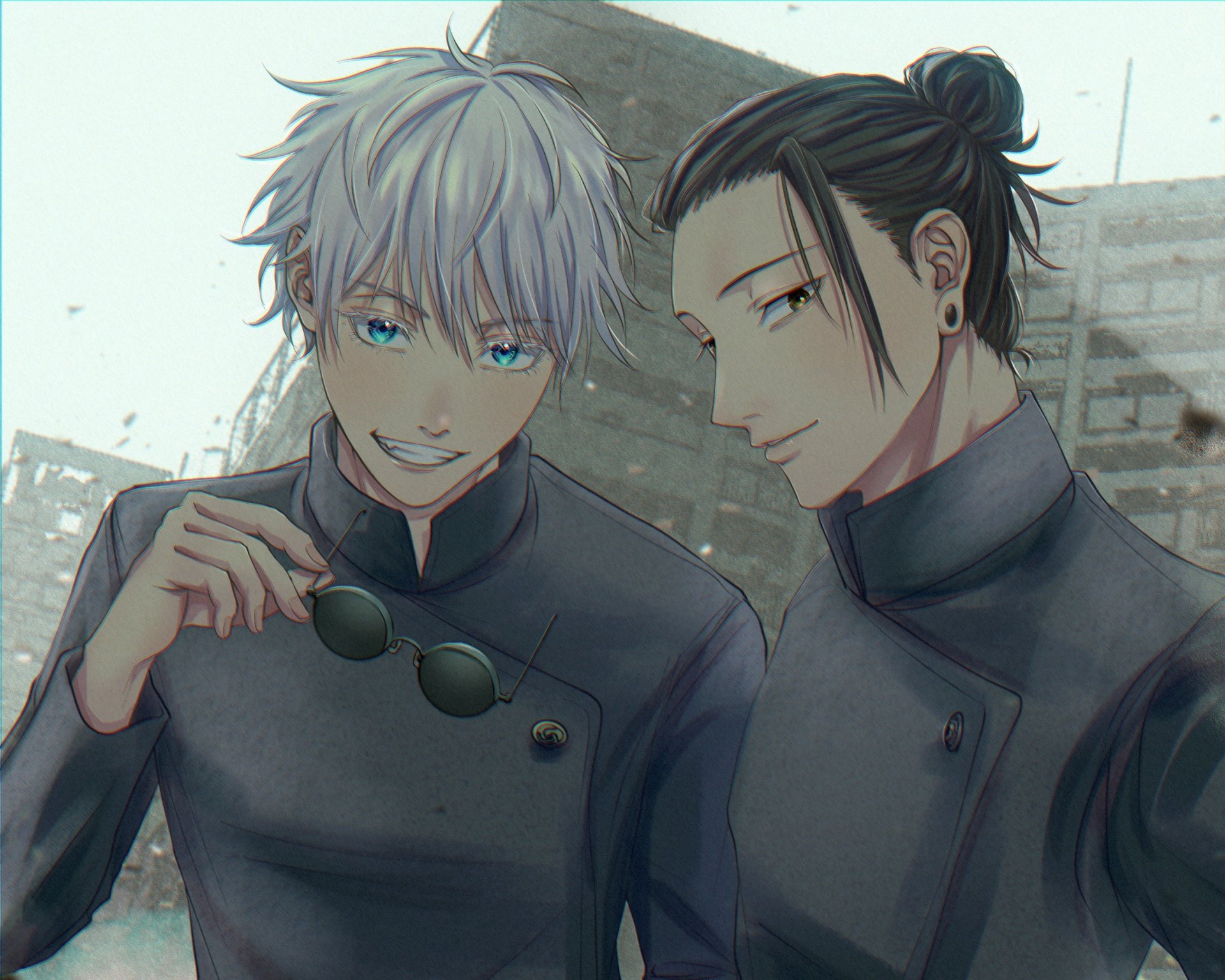 Download Suguru Geto Satoru Gojo Anime Jujutsu Kaisen Gojo & Geto HD Wallpaper by ときおか