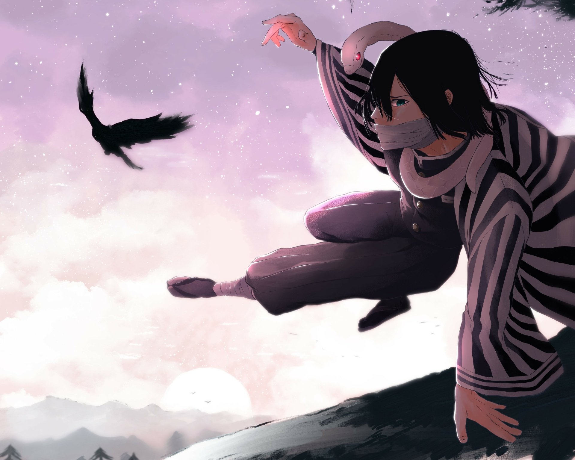 Download Obanai Iguro Anime Demon Slayer: Kimetsu No Yaiba 4k Ultra HD Wallpaper by mokn