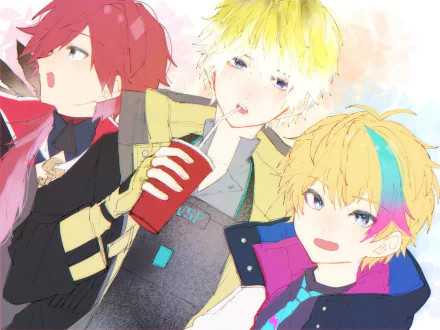 Nijisanji Sonny Brisko Rai Galilei Lauren Iroas Anime Virtual Youtuber HD Desktop Wallpaper | Background Image