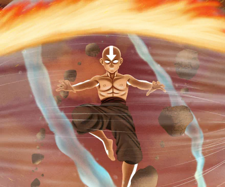 Aang (Avatar) Anime Avatar: The Last Airbender HD Desktop Wallpaper | Background Image