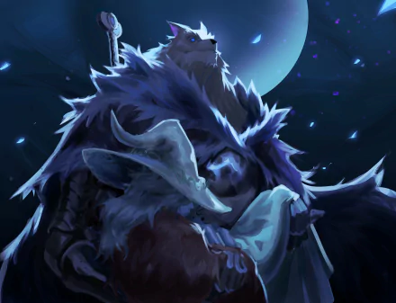 Ranni the Witch Blaidd the Half-Wolf video game Elden Ring HD Desktop Wallpaper | Background Image