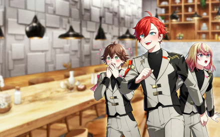 Taiyo (Vs Ambivalenz) Futaba (VS Ambivalenz) Auguri (VS Ambivalenz) Anime Vs Ambivalenz HD Desktop Wallpaper | Background Image