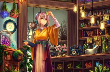 Anime girl anime girl HD Desktop Wallpaper | Background Image