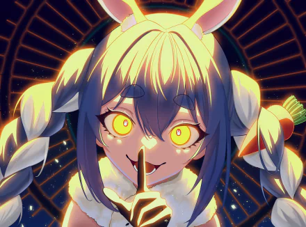 hololive Usada Pekora Anime Virtual Youtuber HD Desktop Wallpaper | Background Image