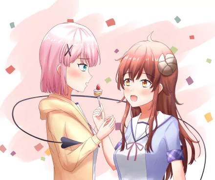 Momo Chiyoda Yuuko Yoshida Anime The Demon Girl Next Door HD Desktop Wallpaper | Background Image