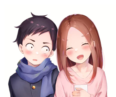 Nishikata (Karakai Jouzu no Takagi-san) Takagi (Karakai Jouzu no Takagi-san) Anime Teasing Master Takagi-san HD Desktop Wallpaper | Background Image