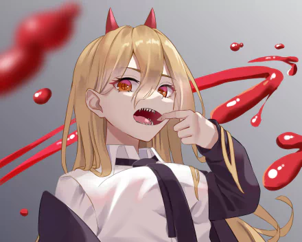 Power (Chainsaw Man) Anime Chainsaw Man HD Desktop Wallpaper | Background Image