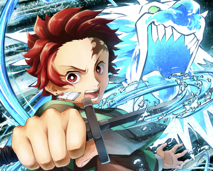 Tanjiro Kamado Anime Demon Slayer: Kimetsu no Yaiba HD Desktop Wallpaper | Background Image