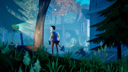video game Hello Neighbor 2 HD Desktop Wallpaper | Background Image