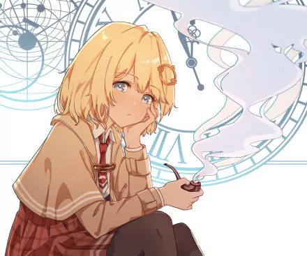Watson Amelia Anime Virtual Youtuber HD Desktop Wallpaper | Background Image