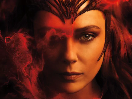 Elizabeth Olsen Scarlet Witch movie Doctor Strange in the Multiverse of Madness HD Desktop Wallpaper | Background Image