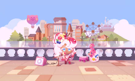 Parfait Cookie (Cookie Run) video game COOKIE RUN: KINGDOM HD Desktop Wallpaper | Background Image