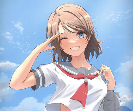 You Watanabe Anime Love Live! Sunshine!! HD Desktop Wallpaper | Background Image
