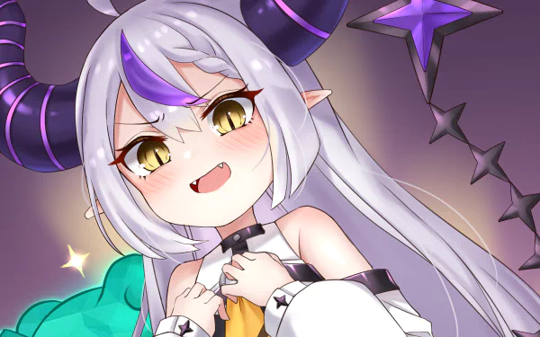 hololive La+ Darknesss (Virtual Youtuber) Anime Virtual Youtuber HD Desktop Wallpaper | Background Image