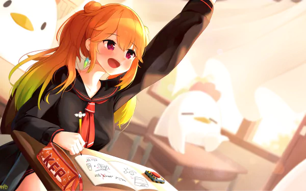 hololive Takanashi Kiara Anime Virtual Youtuber HD Desktop Wallpaper | Background Image