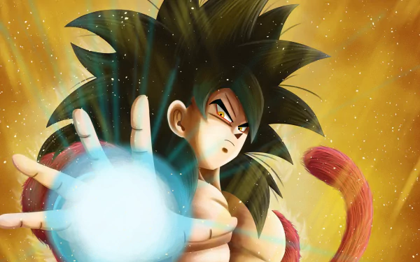 Super Saiyan 4 Goku Anime Dragon Ball GT HD Desktop Wallpaper | Background Image