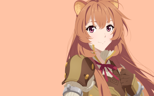 Anime The Rising of the Shield Hero Raphtalia Minimalist HD Wallpaper | Background Image