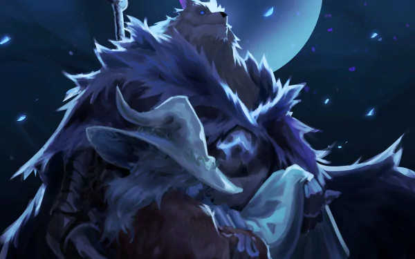 Ranni the Witch Blaidd the Half-Wolf video game Elden Ring HD Desktop Wallpaper | Background Image