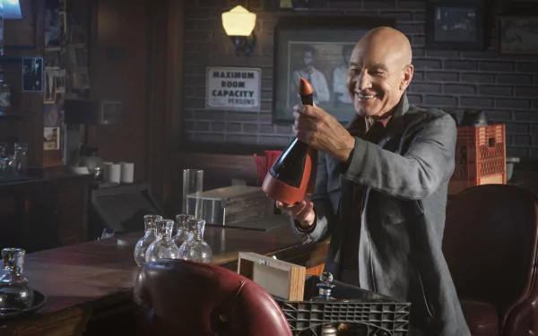 Patrick Stewart Jean-Luc Picard TV Show Star Trek: Picard HD Desktop Wallpaper | Background Image