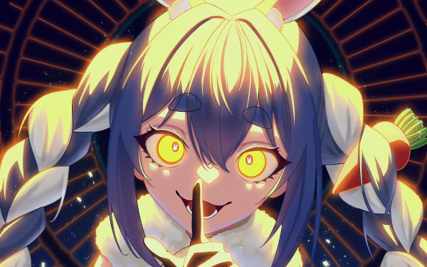 hololive Usada Pekora Anime Virtual Youtuber HD Desktop Wallpaper | Background Image
