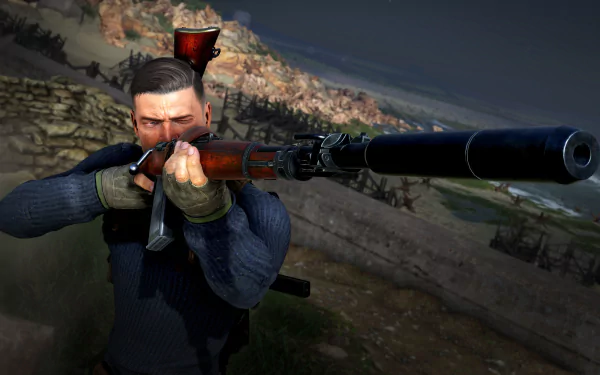 video game Sniper Elite 5 HD Desktop Wallpaper | Background Image