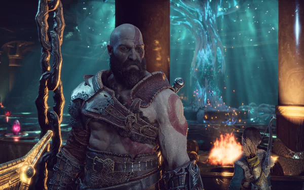 video game God of War (2018) HD Desktop Wallpaper | Background Image