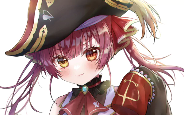 hololive Houshou Marine Anime Virtual Youtuber HD Desktop Wallpaper | Background Image