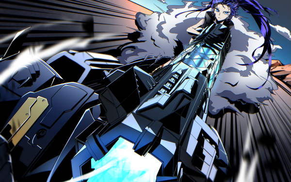 Anime Black ★★ Rock Shooter : Dawn Fall Black Rock Shooter HD Wallpaper | Background Image