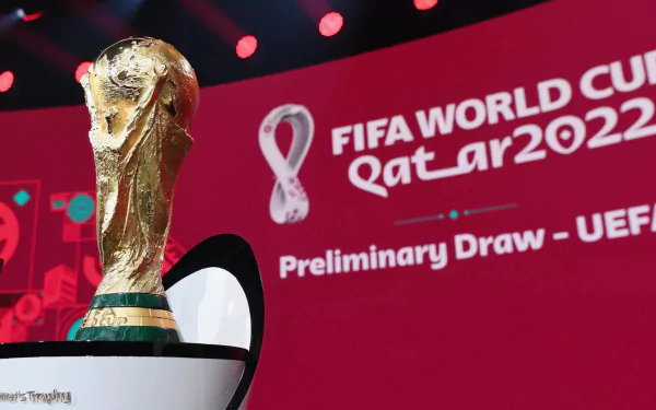2022 FIFA World Cup Sports World Cup Trophy HD Desktop Wallpaper | Background Image