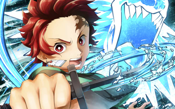 Tanjiro Kamado Anime Demon Slayer: Kimetsu no Yaiba HD Desktop Wallpaper | Background Image