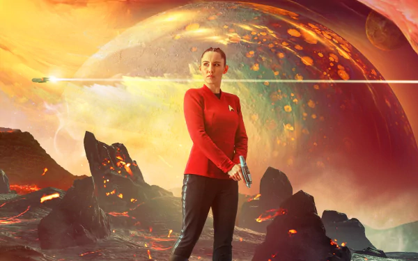 La'an Noonien-Singh Christina Chong TV Show Star Trek: Strange New Worlds HD Desktop Wallpaper | Background Image