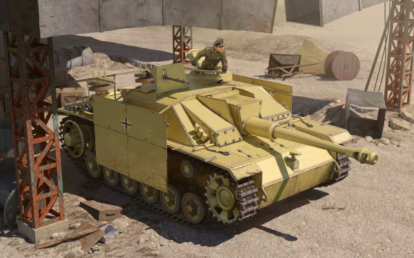 military Sturmgeschütz III HD Desktop Wallpaper | Background Image