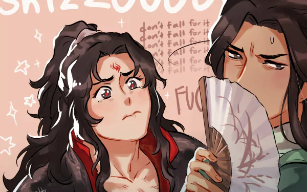 Shen Qingqiu Luo Binghe Anime The Scum Villain's Self-Saving System HD Desktop Wallpaper | Background Image