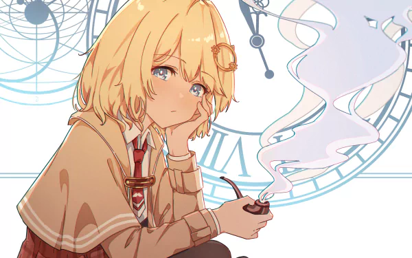 Watson Amelia Anime Virtual Youtuber HD Desktop Wallpaper | Background Image