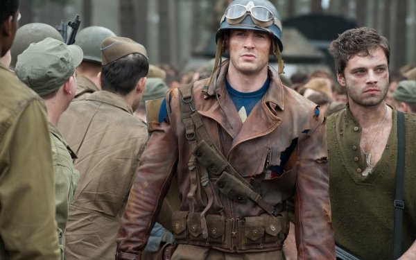 Movie Captain America: The First Avenger Captain America Chris Evans Steve Rogers Bucky Barnes Sebastian Stan HD Wallpaper | Background Image