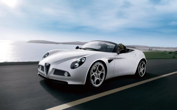 vehicle Alfa Romeo 8C Spider HD Desktop Wallpaper | Background Image