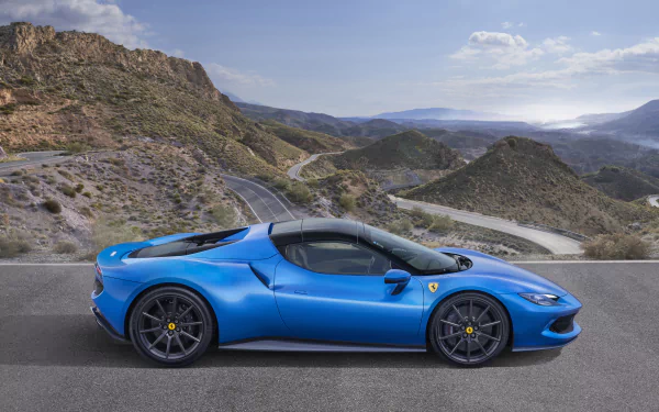 vehicle Ferrari 296 GTS HD Desktop Wallpaper | Background Image