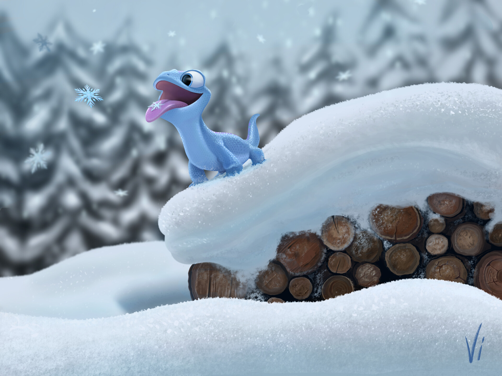 Movie Frozen 2 HD Wallpaper by Virginio Perissinotto