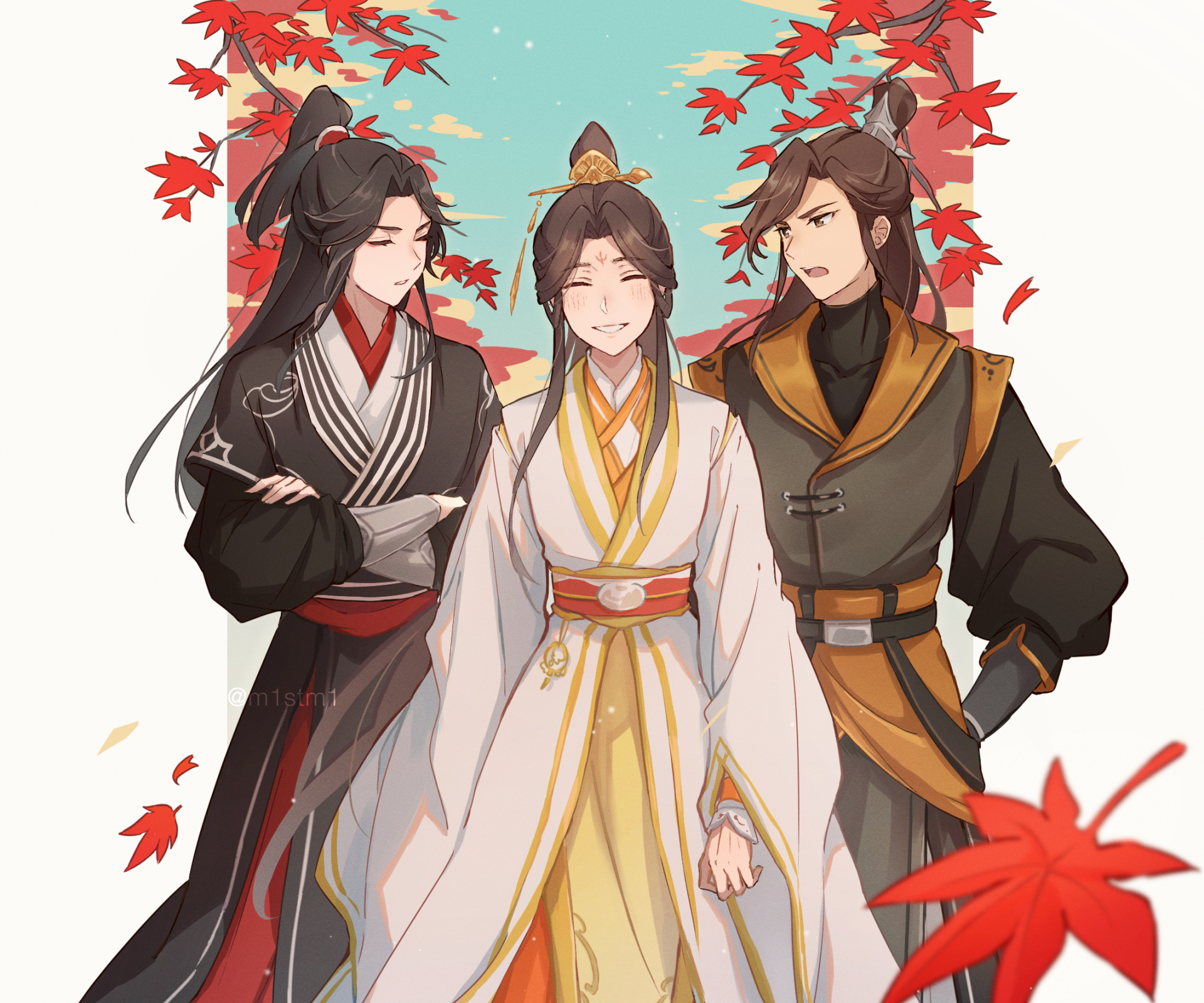 Download Xie Lian Mu Qing Feng Xin Anime Tian Guan Ci Fu HD Wallpaper