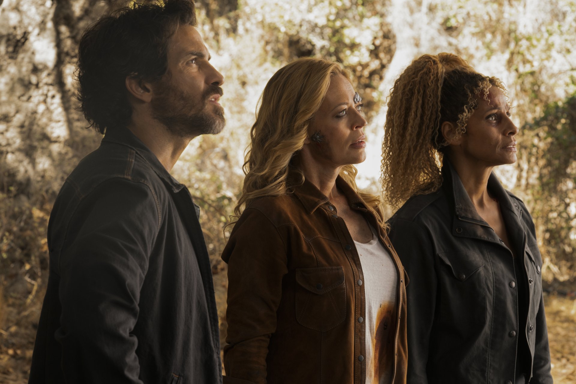 Download Cristobal 'Chris' Rios Santiago Cabrera Seven Of Nine Jeri Ryan TV Show Star Trek: Picard HD Wallpaper