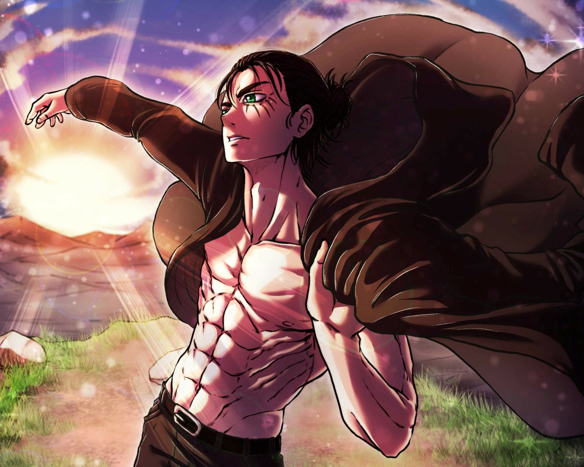 Download Eren Yeager Anime Attack On Titan HD Wallpaper