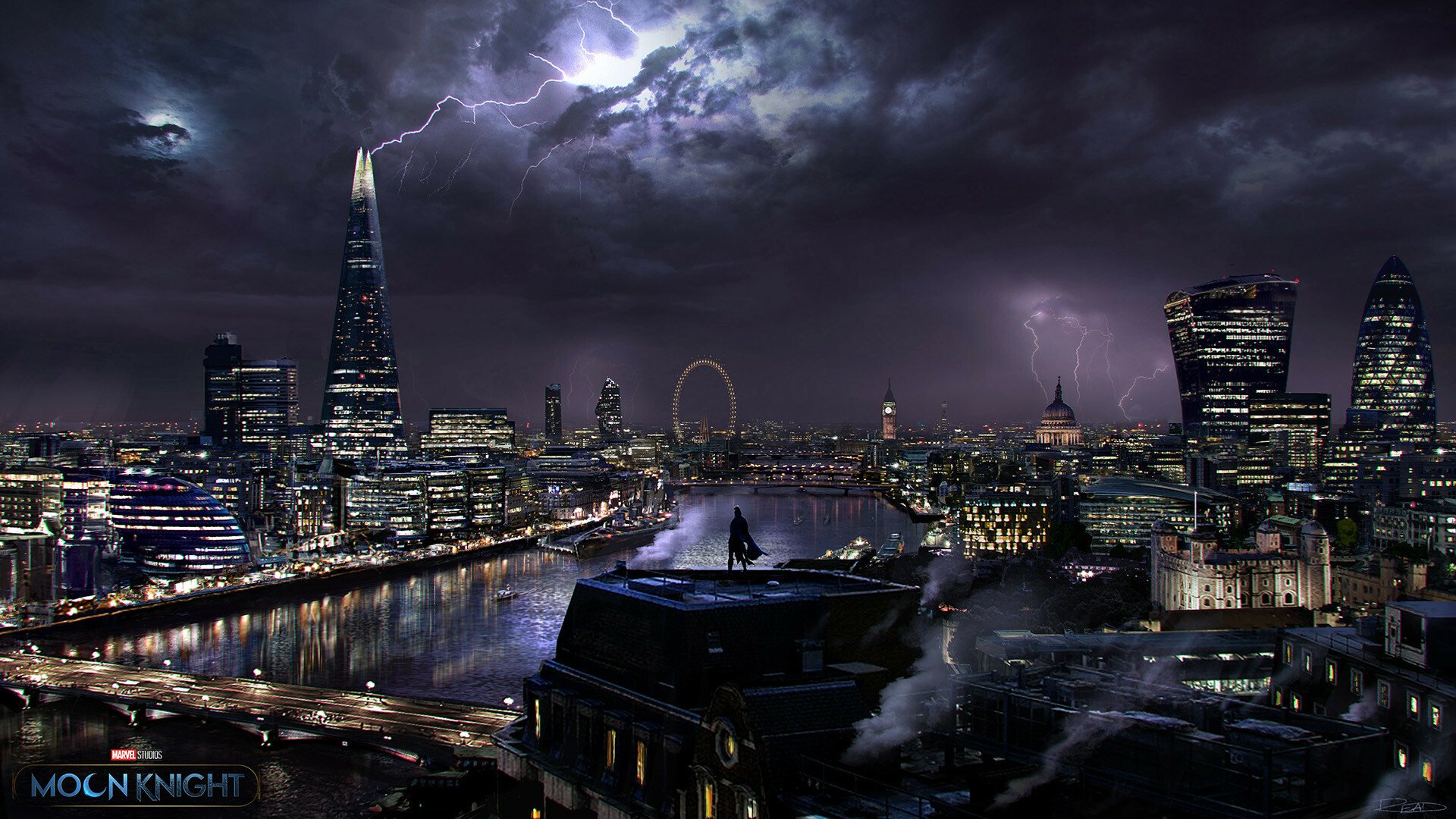 Download London TV Show Moon Knight HD Wallpaper by Jeffrey Read