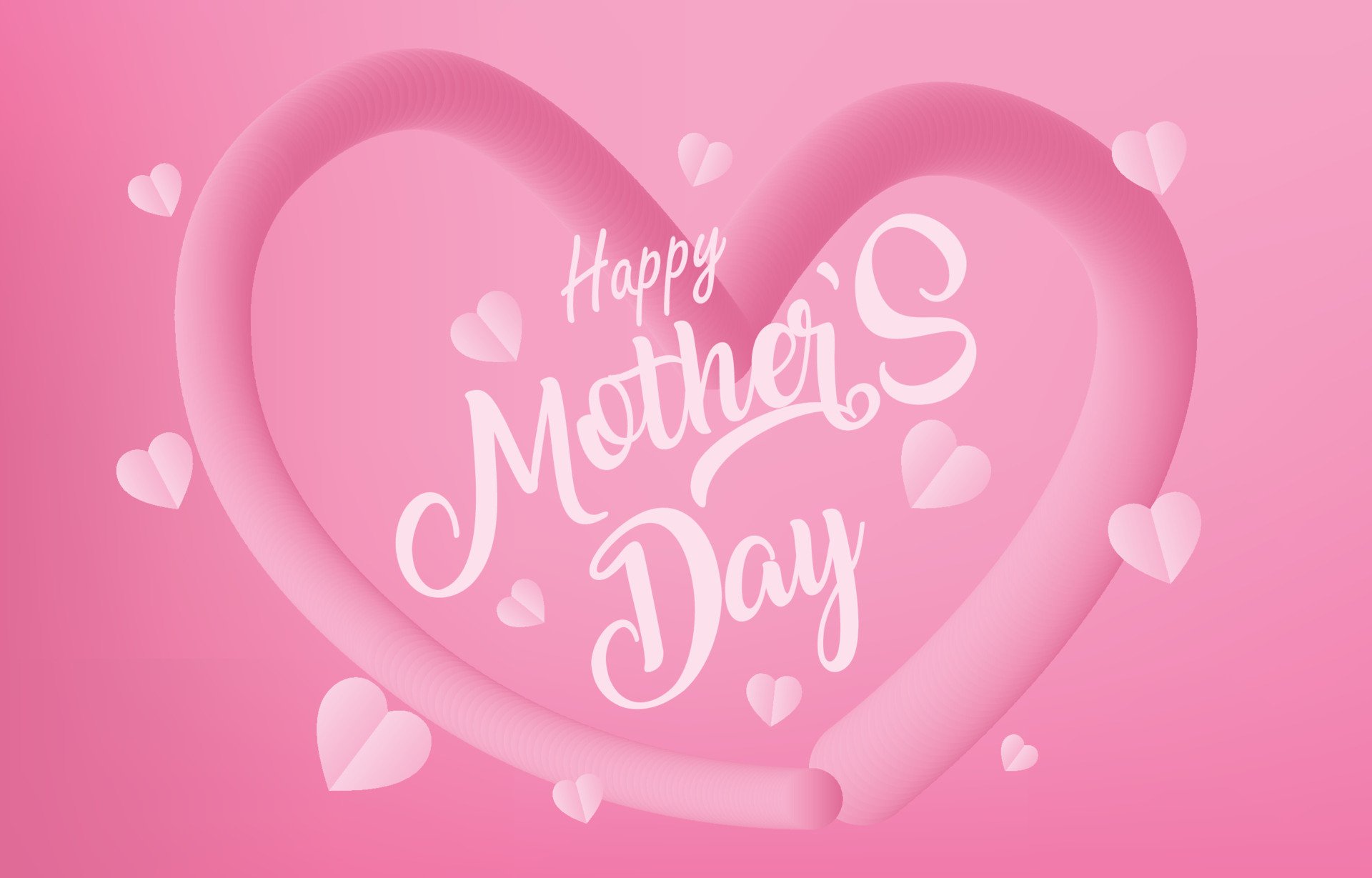 Download Heart Happy Mother's Day Holiday Mother's Day HD Wallpaper