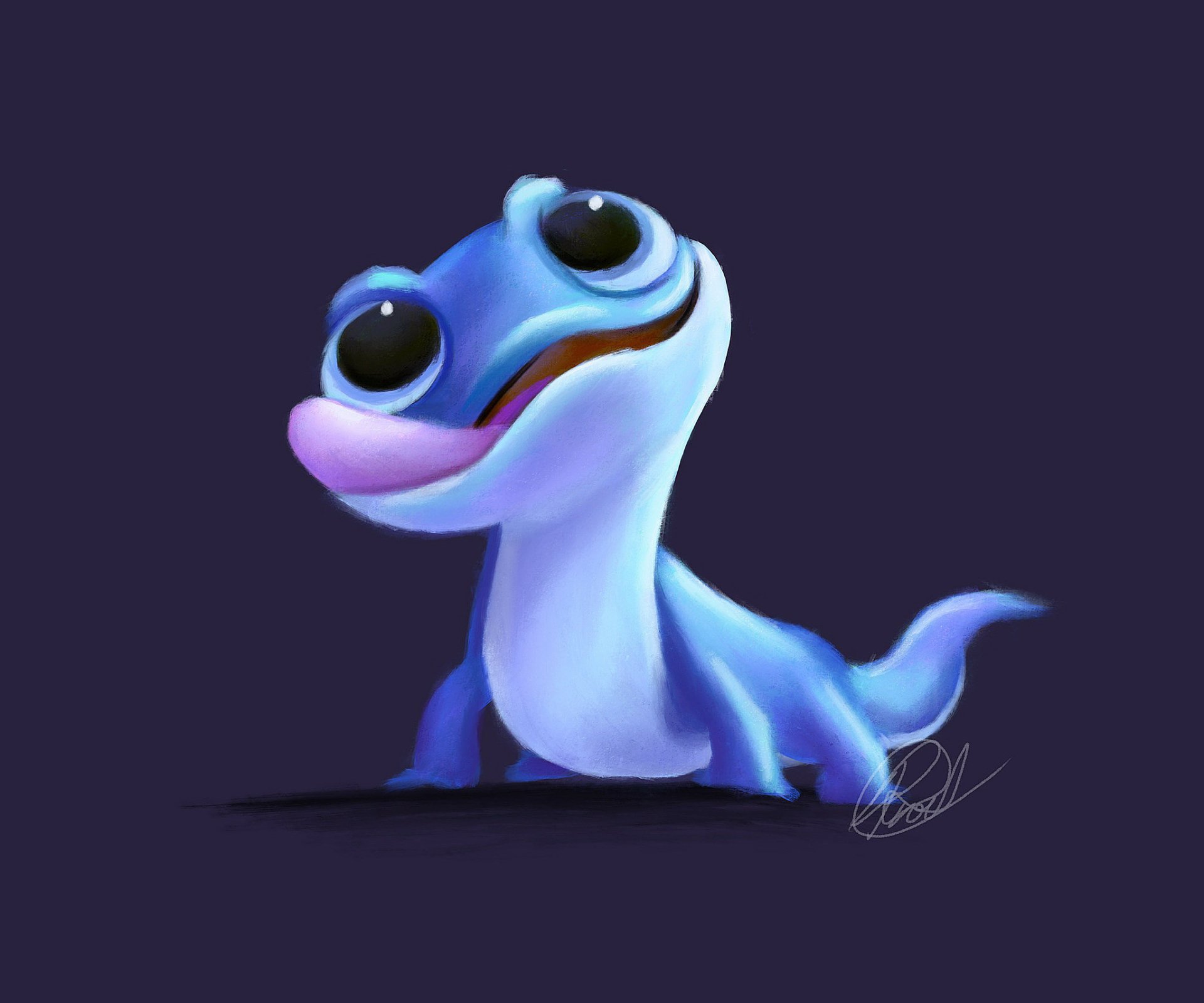 Download Bruni (Frozen) Movie Frozen 2 HD Wallpaper by Paulette Arochena
