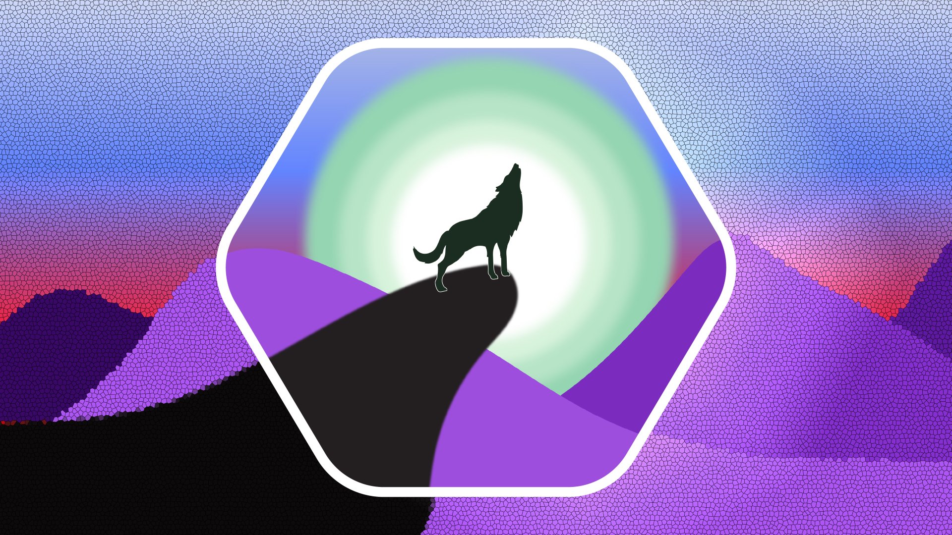 Mosaic Wolf by Chilled_Ice.editz