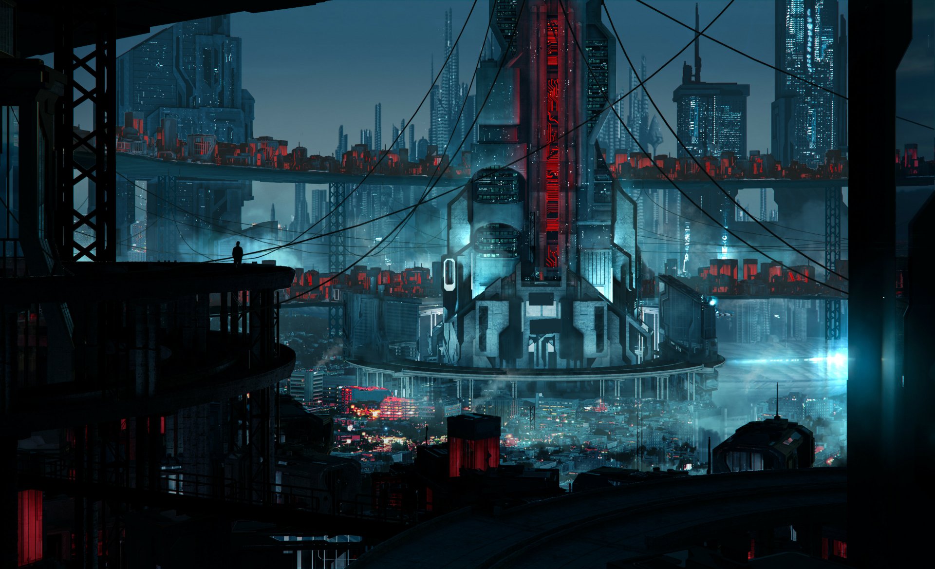 Download Sci Fi City Sci Fi City 4k Ultra HD Wallpaper by idil dursun